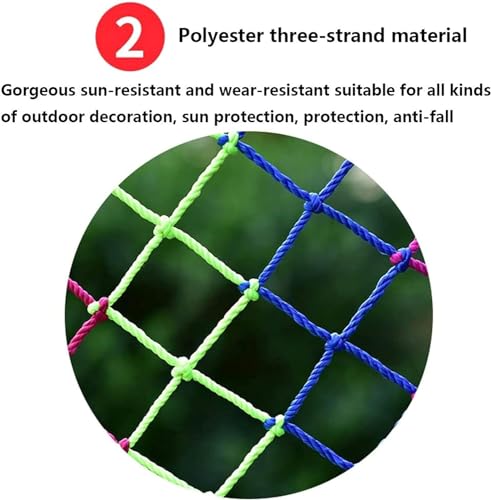 Filet de chargement coloré multifonctionnel en corde de sécurité robuste