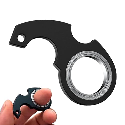 BCBF 1 PCS Spinner Llavero Spinner Llavero Giratorio Juguete Giratorio para el estrés Llavero Fidget Spinner Juguete Llavero Spinner