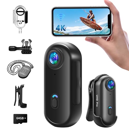 Baobylon Action Cam 4K,Mini Sportkamera WiFi mit 64G Speicherkarte,Unterwasserkamera,Freihand-POVs,Überall Anbringbar,Helmkamera Motorrad Fahrrad Bodycam Körperkamera,Mini Kamera, Schwarz Baobylon Action Cam 4K,Mini Sportkamera WiFi mit 64G Speicherkarte,Unterwasserkamera,Freihand-POVs,Überall Anbringbar,Helmkamera Motorrad Fahrrad Bodycam Körperkamera,Mini Kamera, Schwarz