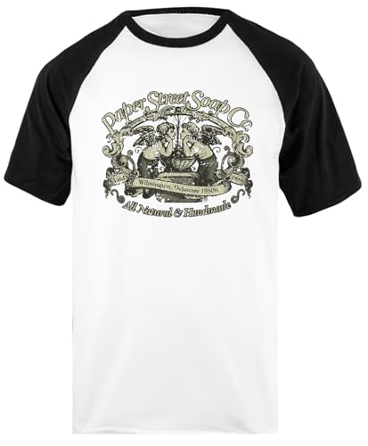 Chemise de baseball Paper Street blanche en coton pour le quotidien