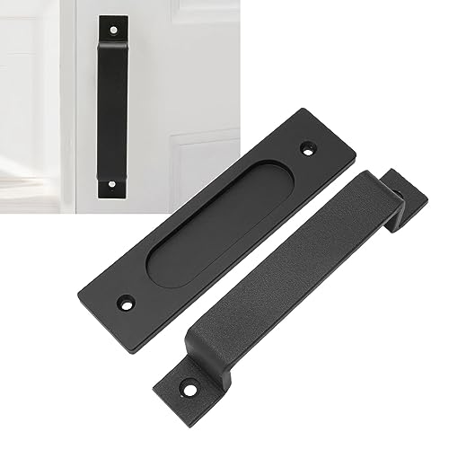 Conjunto de Maçanetas e Puxadores para Porta de Celeiro Deslizante POTRUWE Conjunto de Ferragens de