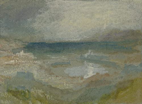 Toile Turner Tempête au-dessus de Gênes 50x70 cm impression d'art premium