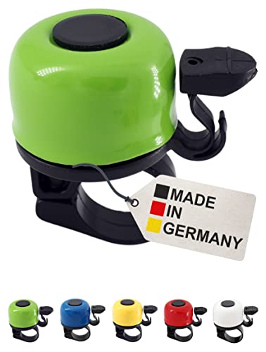 Fahrradklingel Grün für Kinder - Klingel passend für jedes Fahrrad - Ideal für Jungen - Made in Germany Cover