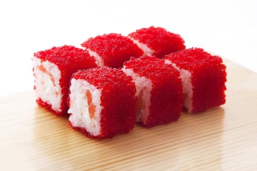 Red Tobiko - Flying Fish Roe (50g Glass Jar)