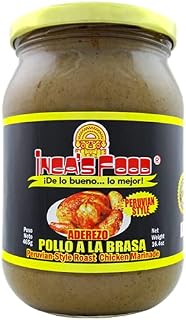 INCA'S FOOD ADEREZA POLLO A LA BRASA ETIQUETA NEGRA, 16.4 oz (Marinade Peruvian Style, Chicken)