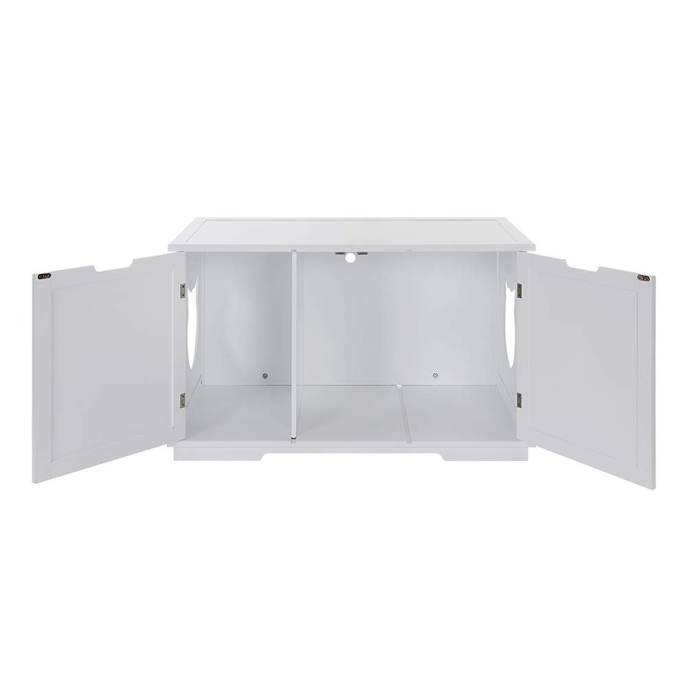 Sweet Barks XLarge Designer Cat Washroom Storage Bench Cat Litter Box