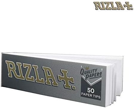 Rizla Silver Rolling Paper Filter Tips - 50 Booklets x 50 Roach Tips - Image 3