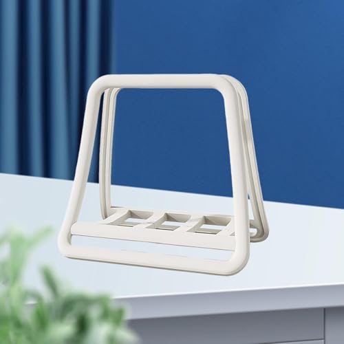 Range Support PC Vertical Blanc pour Libérer l'Espace de Bureau et Éviter les Chutes - 5