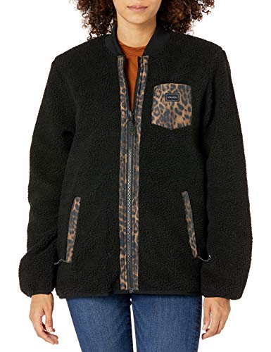 Volcom Women's Reversible Polar Jacket, Black, L