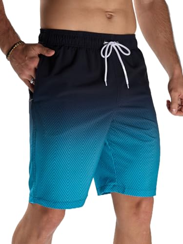 Arcweg Badehose Herren Badeshorts Schnelltrocknende Badeshorts Männer Jungen Schwimmhose Boardshorts für Männer mit Vers...