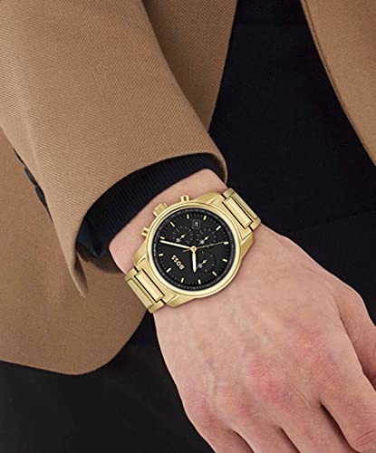 Image of BOSS Trace Analog Black Dial Men's Watch-1514006