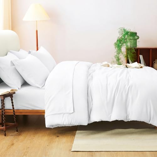 CozyLux Twin XL Comforter White, 5 Pieces Bed in a Bag by CozyLux - Used condition - Image 8