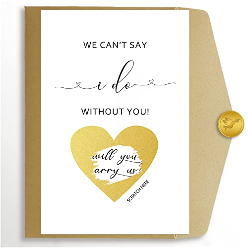 Will You Marry Us Scratch Off Card, Wedding...