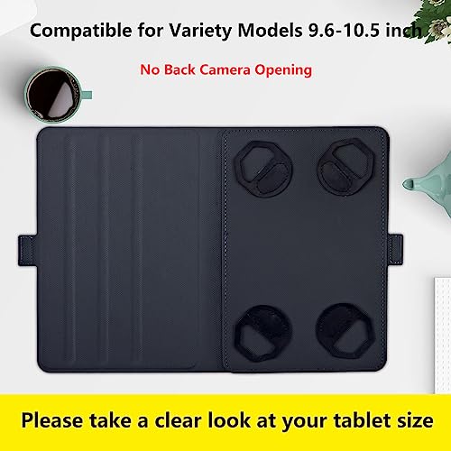 Housse tablette 10 pouces rotative 360 degrés avec support de visionnage multiple - 3