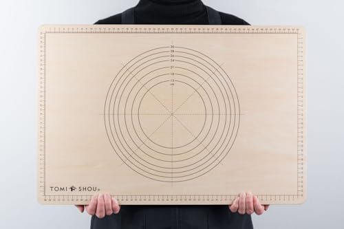 富澤商店(TOMIZ) オリジナルペストリーボード Lサイズ (ガイド付き/木製ボード/製菓製パン用/水洗い可)のサムネイル