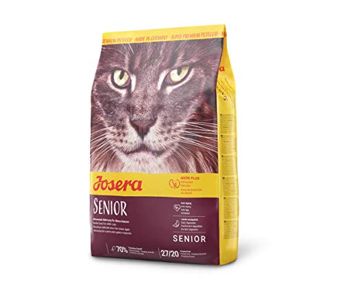 JOSERA Senior (400g) | Katzenfutter trocken weizenfrei für ältere Katzen