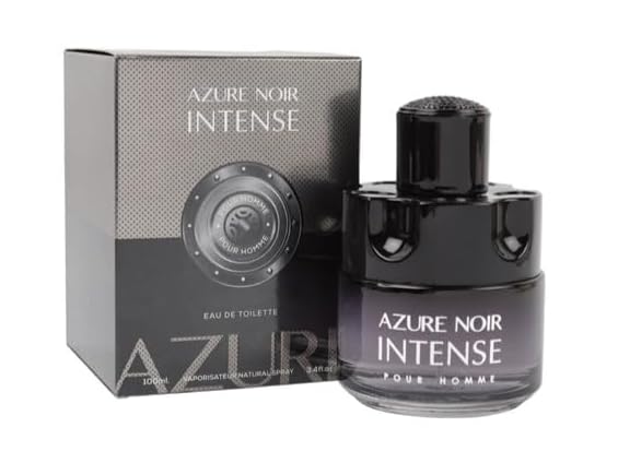 Amazon.com : AZURE NOIR INTENSE Cologne Eau de Toilette Fragrance for ...