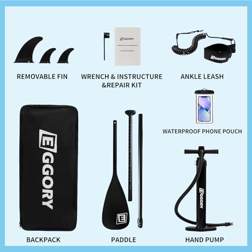 Image of Inflatable Paddle Board,Paddle Boards | Stable Design with Non-Slip Comfort Deck, Portable Travel Paddle Board