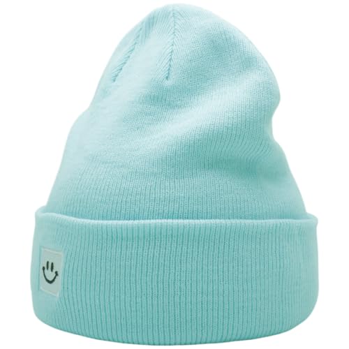 Image of 55cube Unisex Winter Beanie Hats Warm Thick Knit Cuffed Skullcaps