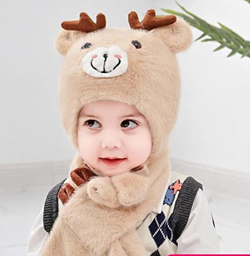 Gorro y bufanda para niños UKKO de 1 a 4 años set de invierno de 2 piezas 6