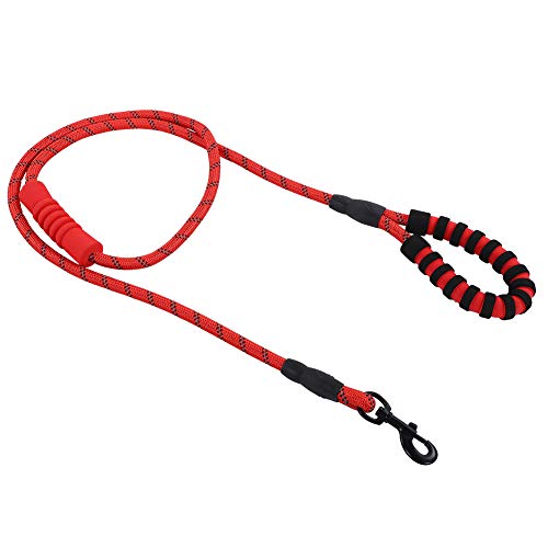 Junlucki Corda antiderrapante para puxar, corda de tração, confortável para fornecimento de cães de