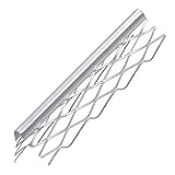 1007 Kantenprofil für den Innenputz Putzstärke 10 mm PROTEKTOR 260cm 25 Stück Metall, Eckschiene, Putzprofil, Innenputzprofil, Eckputzschiene, Kantenschutz