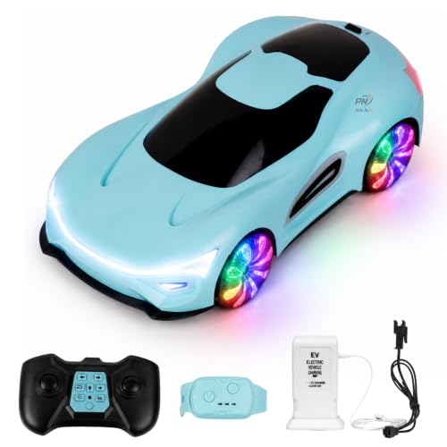 Image of Remote Control Rechargeable Land Rover Toy Car Scale 1:16 Left and Right, Backward and Forward, Front Headlights (RC Gesture Control Sports Car) - Assorted Colour