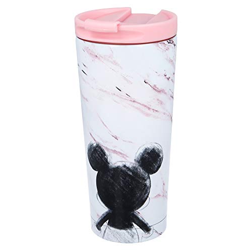 Stor Mickey Mouse (Disney) | Termo Café para Llevar - Taza Termica de Viaje Acero Inoxidable 425 ml | Vaso Hermetico para Te o Café sin BPA con Tapa Antigoteo