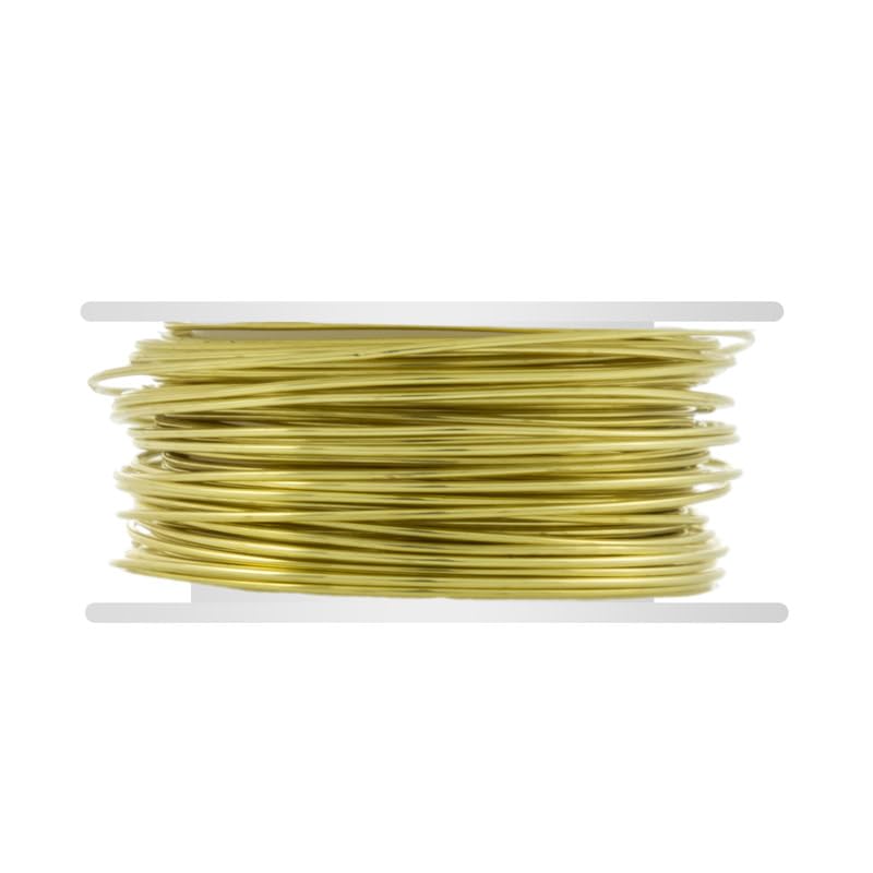 Brass Wire 22 Gauge Round (20 Foot)
