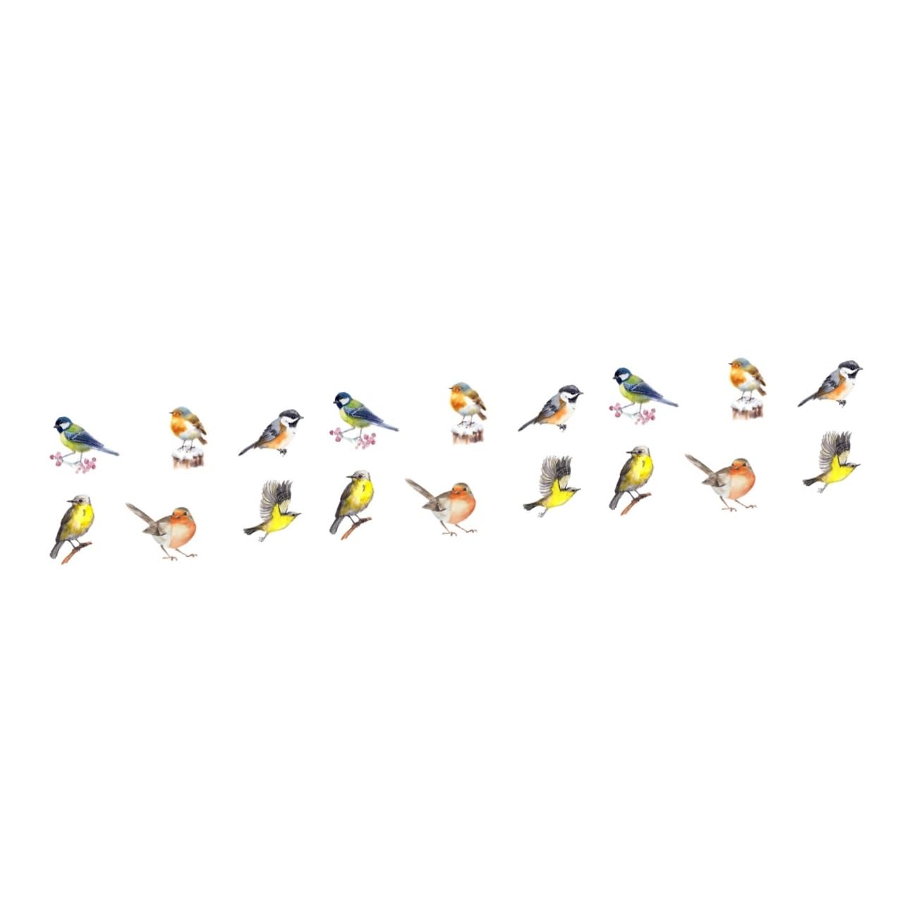 Autocollants muraux hummingbird Uonlytech anti-collision x18