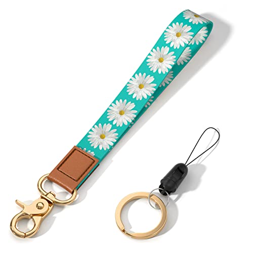 Image of Wrist Lanyard Key Chain, Cute Wristlet Strap Keychain Holder for Women Men Car Keys ID Badges Card Wallet Phone Camera