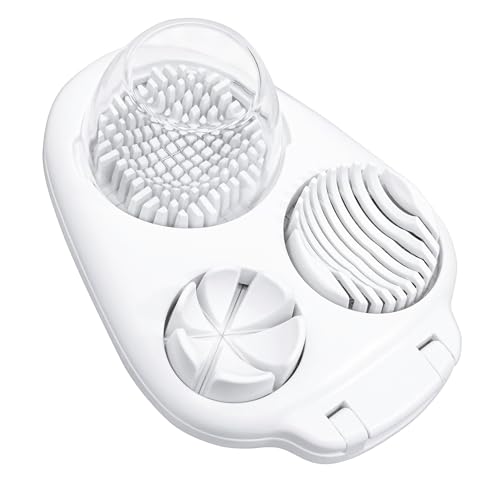 3-in-1 Egg Slicer for Hard Boiled Eggs, Egg...
