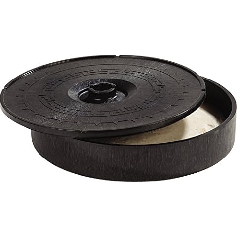 CFS 071703 Lift Off Jumbo Tortilla Server, 12" / 2", Black Cover