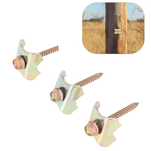 100 Piezas Clavos para Cerca 4.9 cm Clavos de Alambre de Acero para Valla Compactos y de Fácil Instalación para Campo, Jardín y Granja miniatura 2