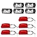 NLQR 5pc OBS Dually Tailgate Light, Compatible with Chevrolet Compatible with GMC 3500 C30 1988-2000, Dual Rear Tailgate Lights