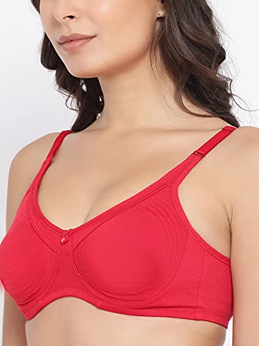 Image of Macrowoman W-Series Nine to Five Bra for Women in Cotton Poly Fabric, Seamless Wire-Free Full Coverage for Daily Comfort & Support