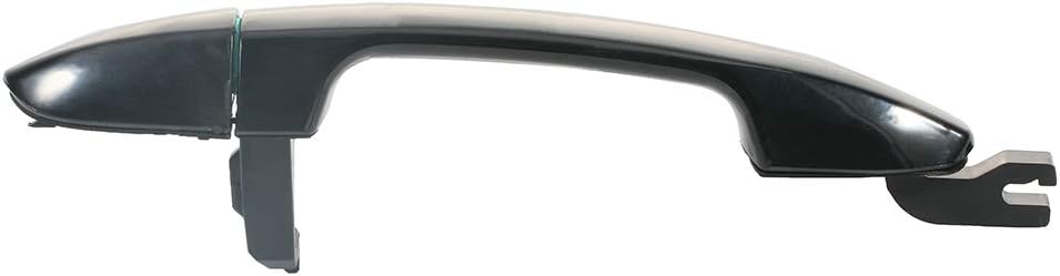 ECCPP Exterior Door Handles 2004 2005 2006 2007 2008 2009 for Kia Spectra 2005 2006 2007 2008 2009 for Kia Spectra 5 Outside Outer 2009 Spectra Door Handle Driver Passenger Side Smooth Black 4pcs