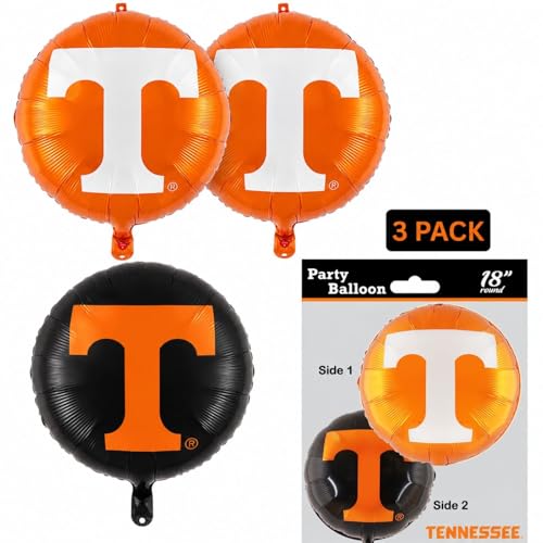 Image of Tennessee Volunteers Balloons (3 Pack)! University of Tennessee Party Supplies Constructed from Premium Mylar Material - UT Party Decorations - by Havercamp