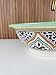 MIRATILE Moroccan Handmade Ceramic Sink, Modern Above Counter Bathroom Vanity Basin, Above Counter Round Bowl Hand Painted Countertop Sink Art Basin, Bar Vanity Vessel with 2 Free Gifts. (12