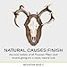 Mountain Mike’s Black Forest Universal Antler Mounting Kit - Plaque and 3D Skull Mount Kit - Compatible with Harvested and Shed Antlers - Rustic Home Decor - Great Outdoor Inspired (Natural Causes)