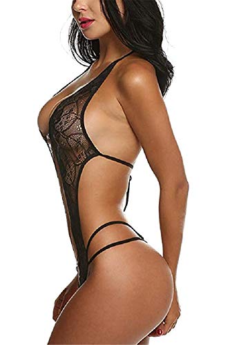Descubre la mejor manicura y pedicura de LugoPulsa aqui 👈🏼 y pide cita Mujer-Ropa-de-Dormir-Conjunto-Sexy-Transparente-Atractiva-Lingerie-Escotado-por-Detras-Lace-Lenceria-Erotica-Babydoll-Ropa-Interior