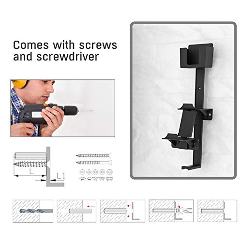 Image of Mcbazel Controller and Headset Wall Mount Stand Holder with Screws Set and Screwdriver for PS5 / PS4 / Xbox Series X&S /Xbon One /NS Switch Pro and More