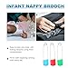IMIKEYA 100pcs Baby Diaper Safety Pins Decorative Diaper Pins Baby Diaper Pin Cloth Diaper Pin Baby Safety Nappy Pin Safety Pins for Babies Baby Napkin Pins Plastic Newborn Decorate Bread