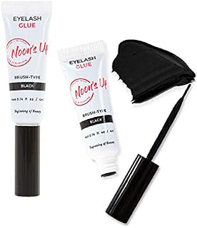 [NOONS UP Lash Glue] Waterproof 24 Hours Long-Lasting Eyelash Glue: Eyelash glue for false lashes Super Strong Hold Lash Glue for Sensitive Eyes 0.14oz (Black)