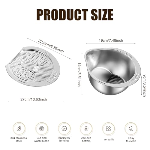 Passoire inférieure en forme V en acier inoxydable 304 durable