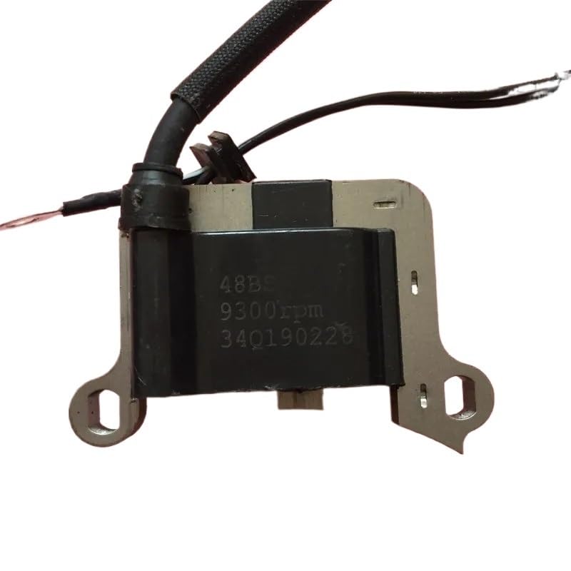 Bobina de Encendido 1E48F Apta para desbrozadora 63cc, cortadora césped, Motor 48, bobinas cortacésped 48F