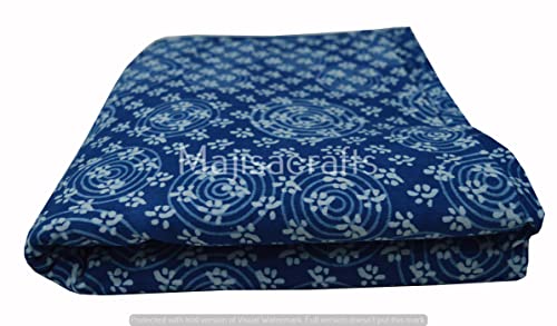 Tissu indien 100 % coton pour femme - Léger - À coudre à la main - 1 m Cover