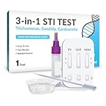 GetTested 3-in-1 STI Rapid Test Kit for Trichomonas, Candida, and Gardnerella, Urine Screen for Men and Women, Results in 15 Minutes