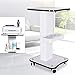 3-Tier Salon Trolly Cart with Wheels,Aluminum Esthetician Rolling Carts with Trays, 88LBS Beauty Cart with Wheels