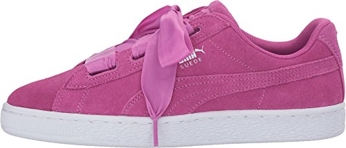 Image of PUMA Kids Girls Suede Heart Lace Up Sneakers Shoes Casual